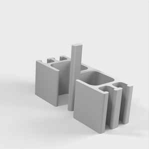 Organizzatore di cavi con supporto per cavi da 5 mm