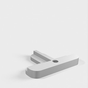 Montaggio a parete per specchi fino a 2 mm di spessore (adatto per IKEA LOTS 30x30 cm)