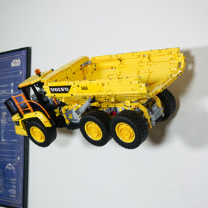 Supporto a parete per LEGO Technic Volvo Hauler 42114