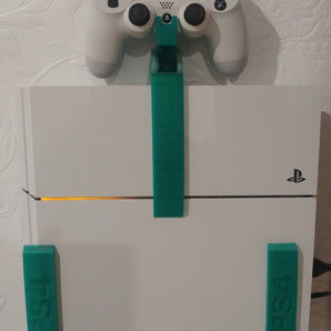 Montaggio a parete per PS4 con supporto per controller