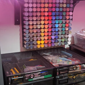 Supporto modulare da parete per colori per hobby