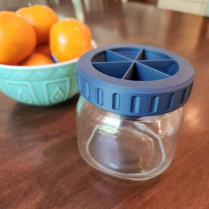 Coperchio efficace per trappola per moscerini della frutta con barattolo Mason