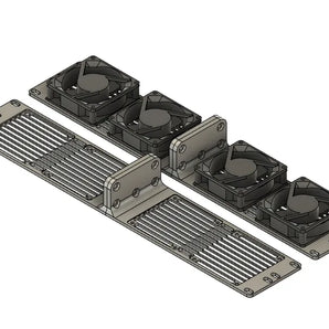 Pannello cieco 2U da 19 pollici per ventola da 80 mm