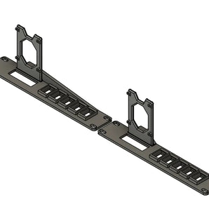 Supporto da montaggio a rack da 10" per Raspberry Pi e Keystone