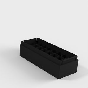 Scatola porta batterie per 24 batterie AA