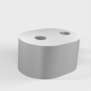 Staffa/supporto da parete Ikea RACKA da 19 mm per asta per tende