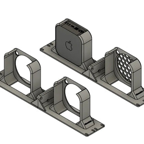 Supporto rack 2U da 19 pollici per Mac mini M4