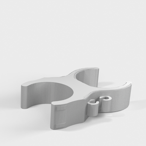 Clip per doppio microfono per Rode Blimp da 22 mm e 19 mm