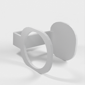 Portabicchieri a clip per pontone