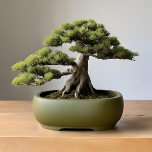 Vaso per bonsai ovale con drenaggio ottimale