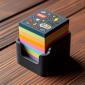 Elegante supporto per note Post-it da 75 mm