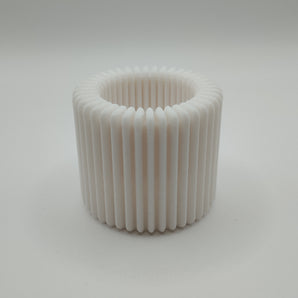 Moderni portacandele scanalati per candele tealight standard