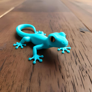 Piccola figura decorativa di geco del deserto per la casa