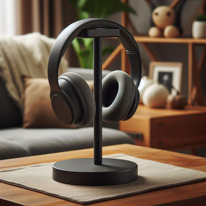 Rund minimalistisk holder til dine hovedtelefoner