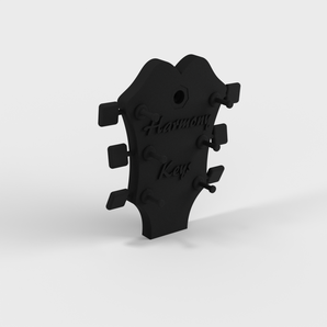 Portachiavi da parete con design a paletta di chitarra