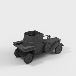 Carro armato Rolls-Royce 1924 per tabletop storico