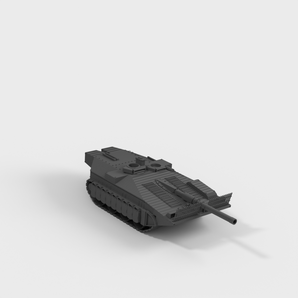 Miniatura di carro armato svedese Stridsvagn 103 S-Tank