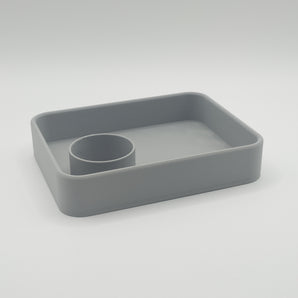 Minimalistisk bakke til nøgler og mønter