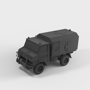 Miniatura Mercedes Unimog 2t gl Bundeswehr