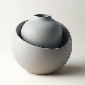 Vaso a Ciotola di Design Minimalista per la Casa