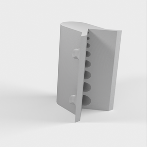 Guida di foratura per tubi con supporto per punte da 1-8 mm