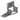 Supporto rack 3U da 19 pollici per Unifi UNAS 2