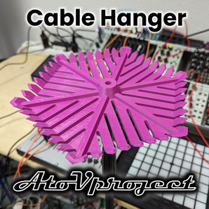 Supporto per cavi Eurorack per asta microfonica