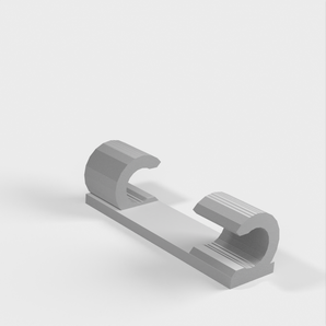 Clip di supporto a parete per cavi da 6 mm