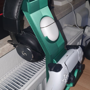 Supporto per cuffie da scrivania con supporto per controller PS5