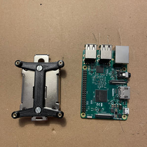 Staffa per guida DIN Raspberry Pi