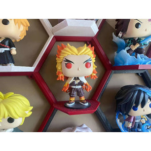 Display a parete esagonale modulare per Funko Pop