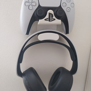 Supporto a parete per controller PS5 e cuffie