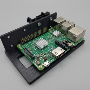 Staffa per guida DIN per Raspberry Pi