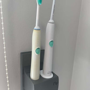 Portaspazzolino Philips Sonicare con gestione integrata dei cavi
