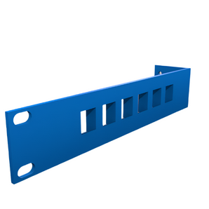 Staffa per pannello patch per switch Unifi US-8-150W per rack da 19 pollici con 6 connettori Keystone