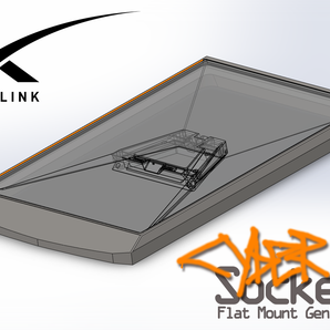 CyberSocket con montaggio piatto Starlink Standard Gen 4