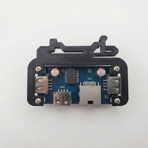 Staffa verticale per guida DIN per Raspberry Pi Zero e Zero 2 W