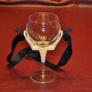 Porta bicchiere da vino portatile con tracolla