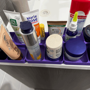 Organizzatori di pagine per il lavandino del bagno
